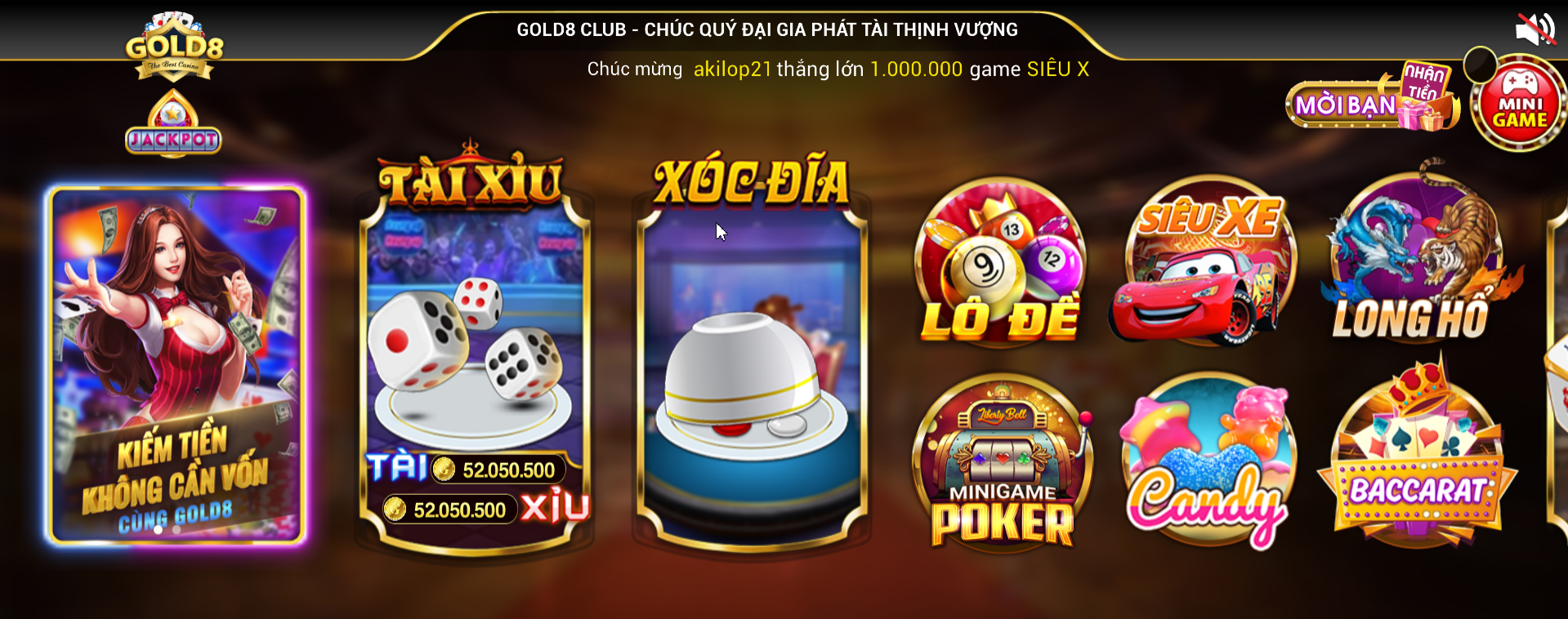 game gold8 club