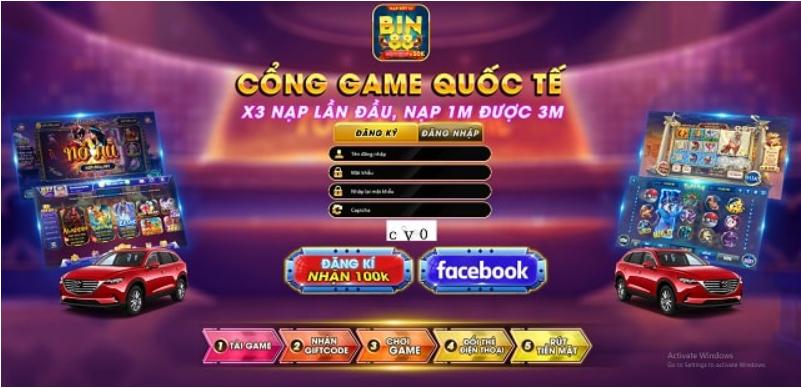 cổng game Bin88 