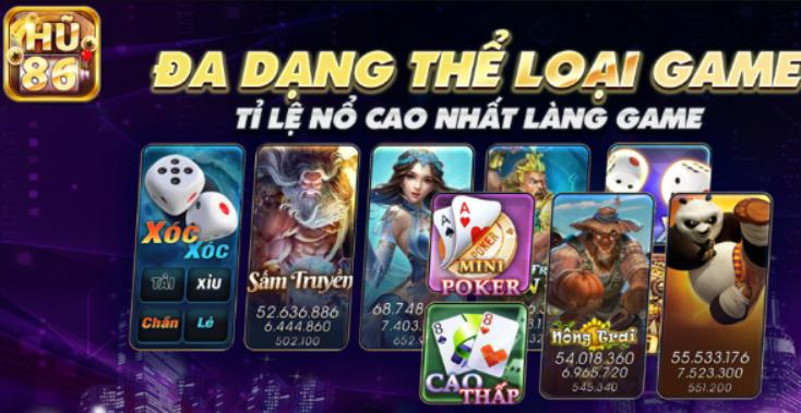 cổng game hũ 86 fun