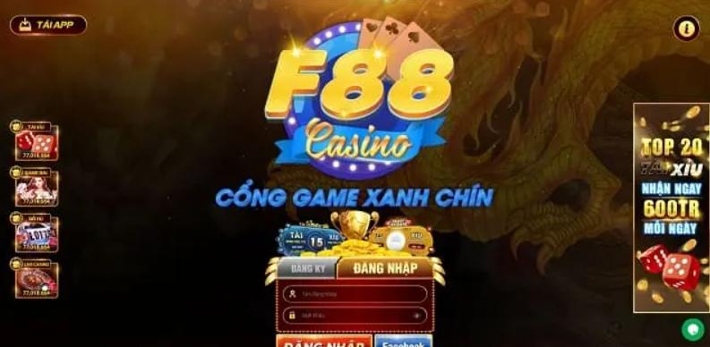 cổng game F88 casino
